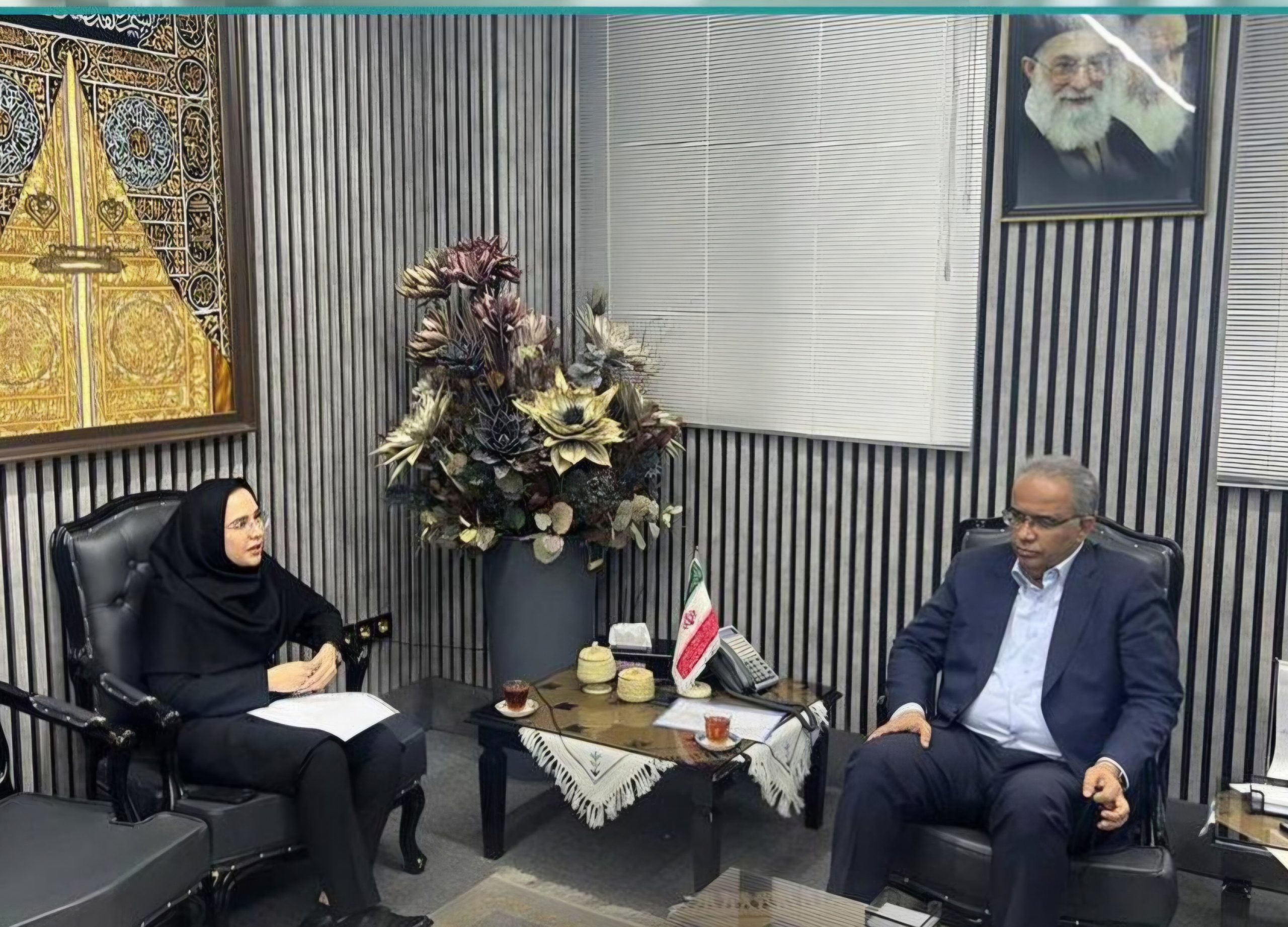 دیدار مریم عسکری دهنو با استاندار